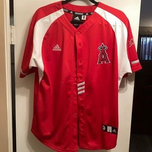 Pujols adidas button up shirt